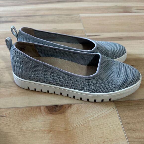 Vionic Womens Size‎ 9.5 Uptown Knit Skimmer Flats Slip On Shoes Shimmer Gray - Picture 3 of 9